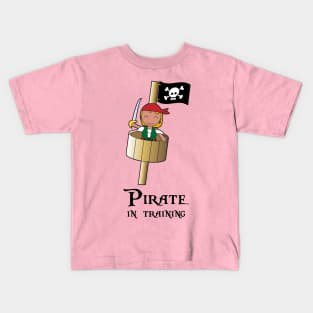 Pirate Girl in Training Kids T-Shirt